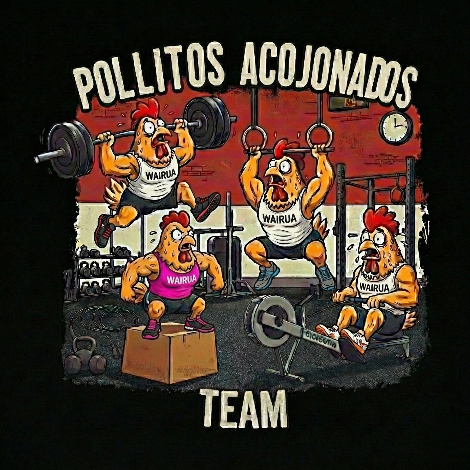 Pollitos acojonados